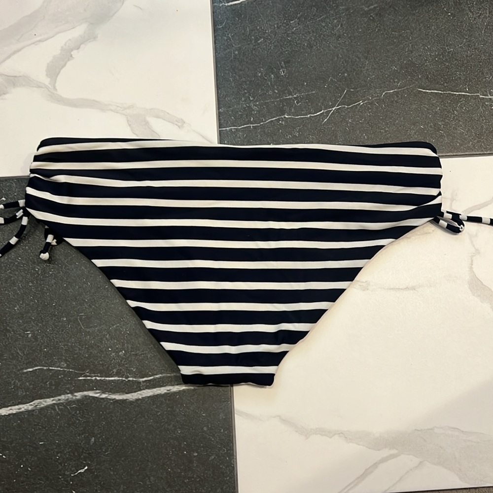 Gap Navy/White Striped Bikini M (top) L (bottoms) - Picture 3 of 6